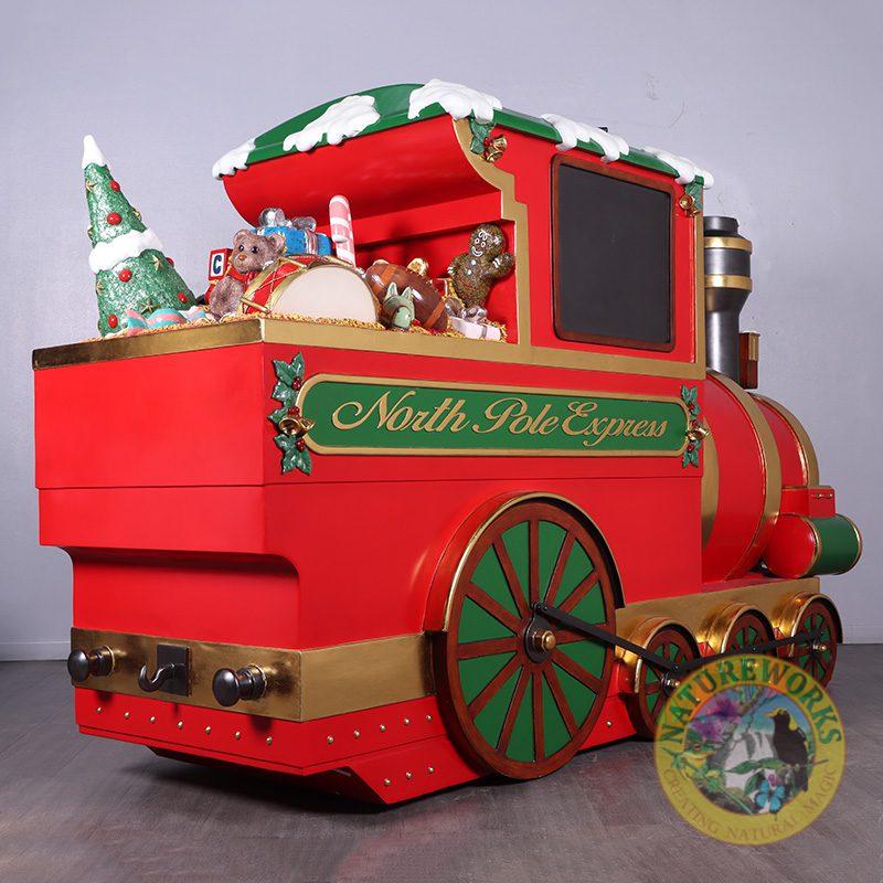 Natureworks Australia Christmas Train - "North Pole Express - 230090 - - Showing rear view with toys