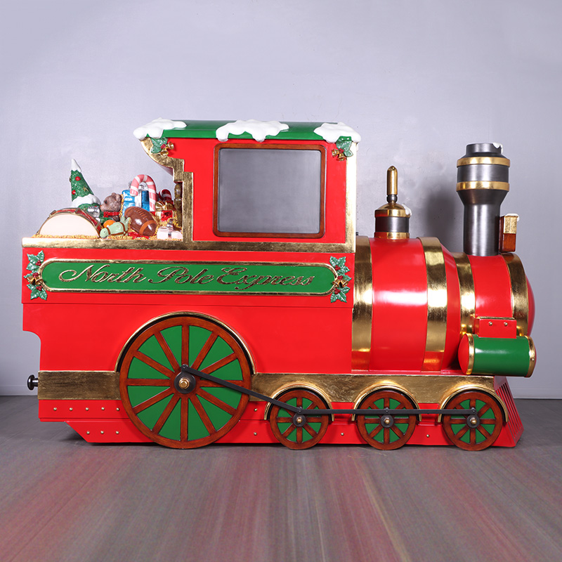 Christmas Train "North Pole Express" Sculpture & Statue