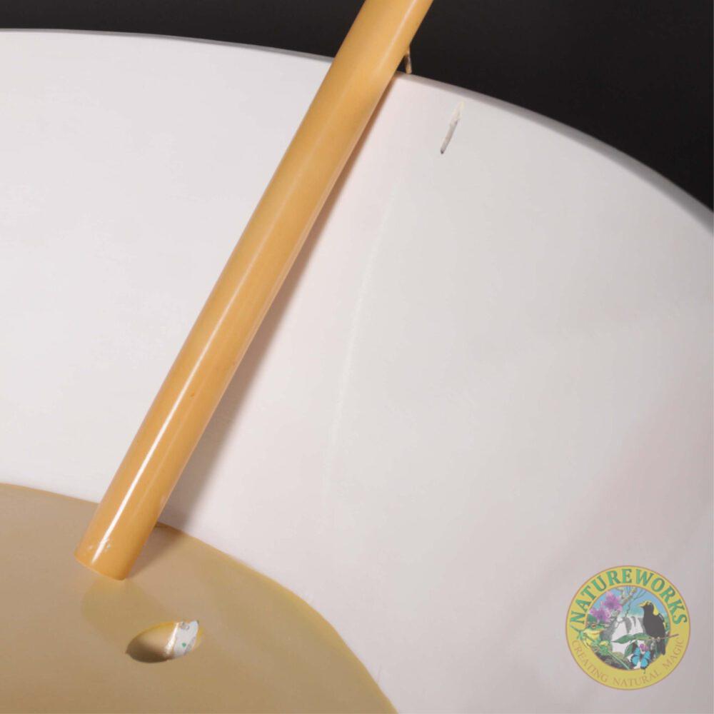 Natureworks Australia cocktail glass - 5ft - glossy white - window display visual merchanising prop - 170234- close up of top