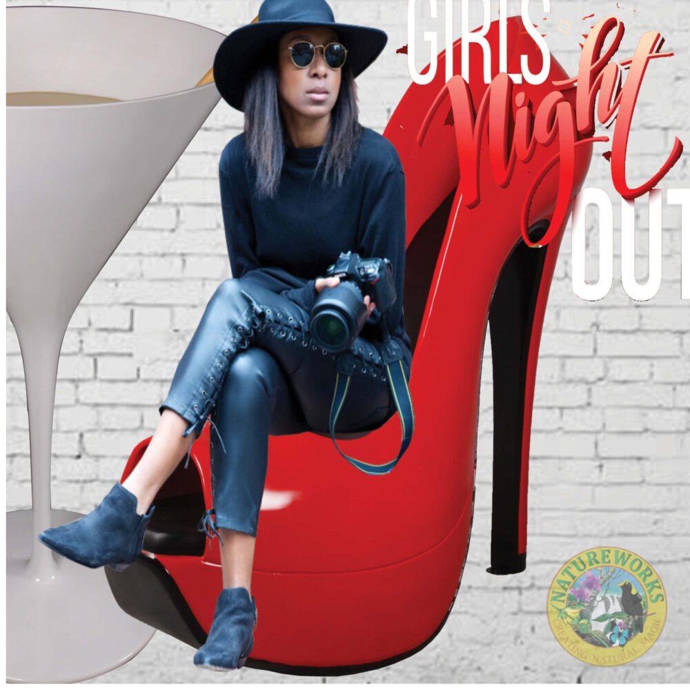 Natureworks Australia cocktail glass - 5ft - glossy white - window display visual merchanising prop - 170234 - a girls night out