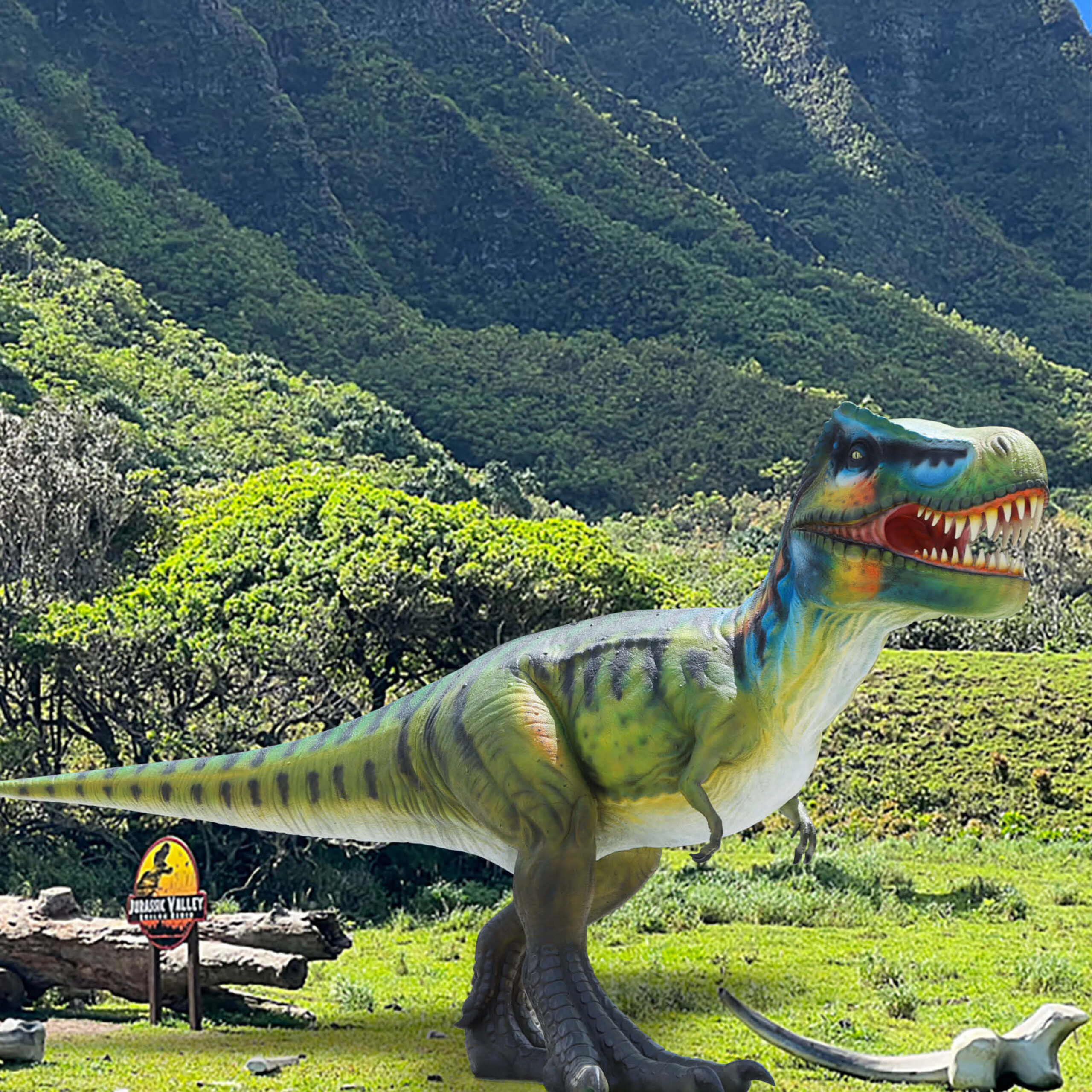 Natureworks Australia T-rex dinosaur for prehistoric mini-golf or dinosaur displays