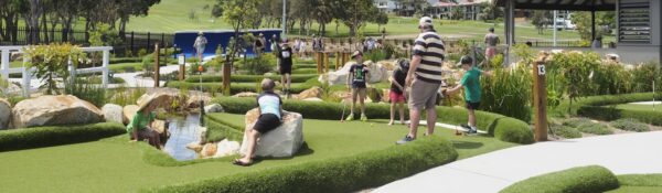Natureworks Australia Crescent Head 18 hole mini golf course