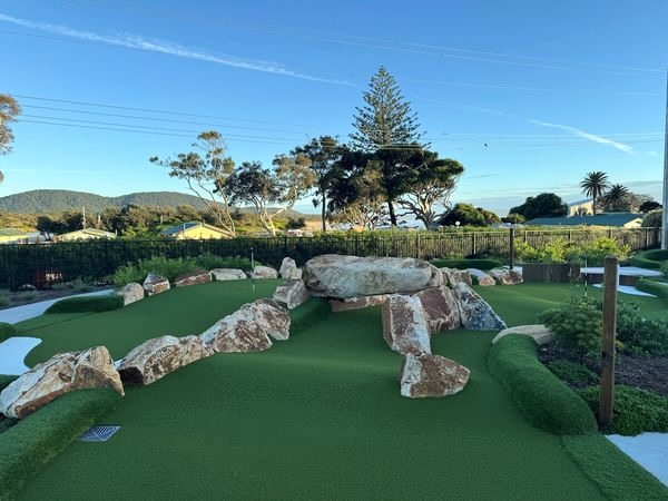 Natureworks Australia Crescent Head minigolf course view