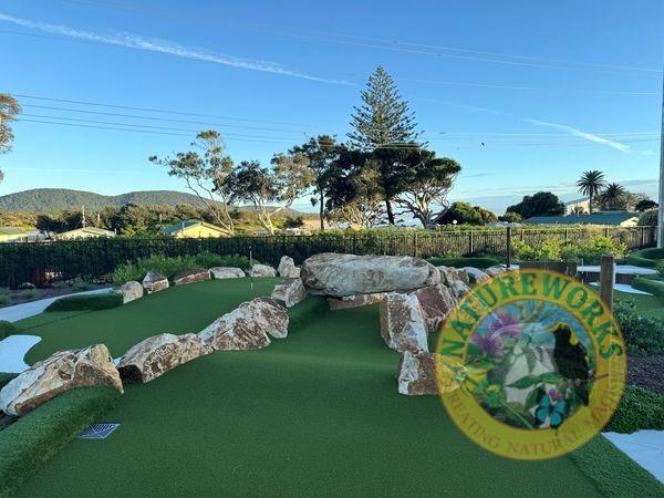 Natureworks Australia Crescent Head minigolf course view