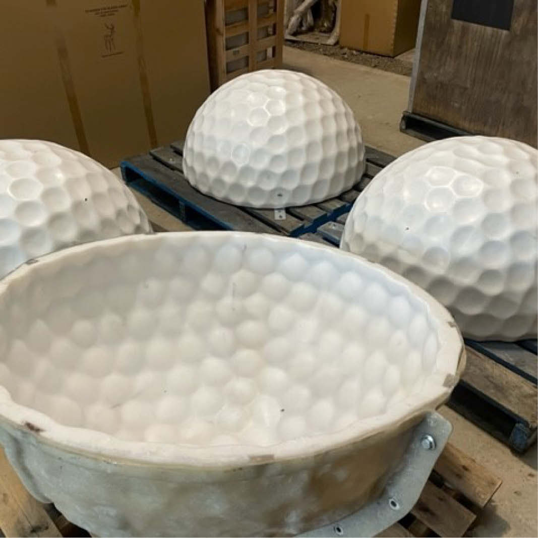 Natureworks Australia Natureworks Golf Ball - 1m diameter NW 2024Golfball - shown in production