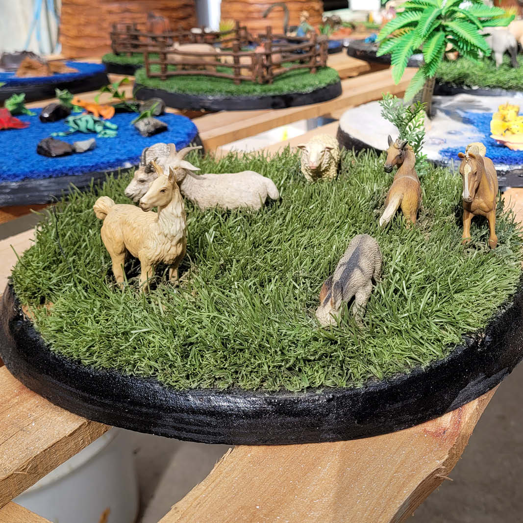 Natureworks Australia Natureworks Cloches - playground themed diorama-farm yard or livestock animal theme