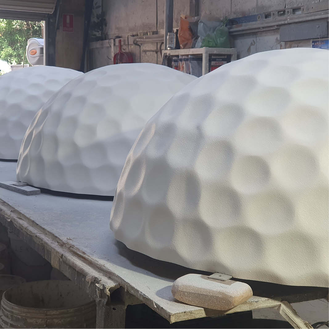 Natureworks Australia Natureworks Golf Ball - 1m diameter NW 2024Golfball - shown in production- showing details