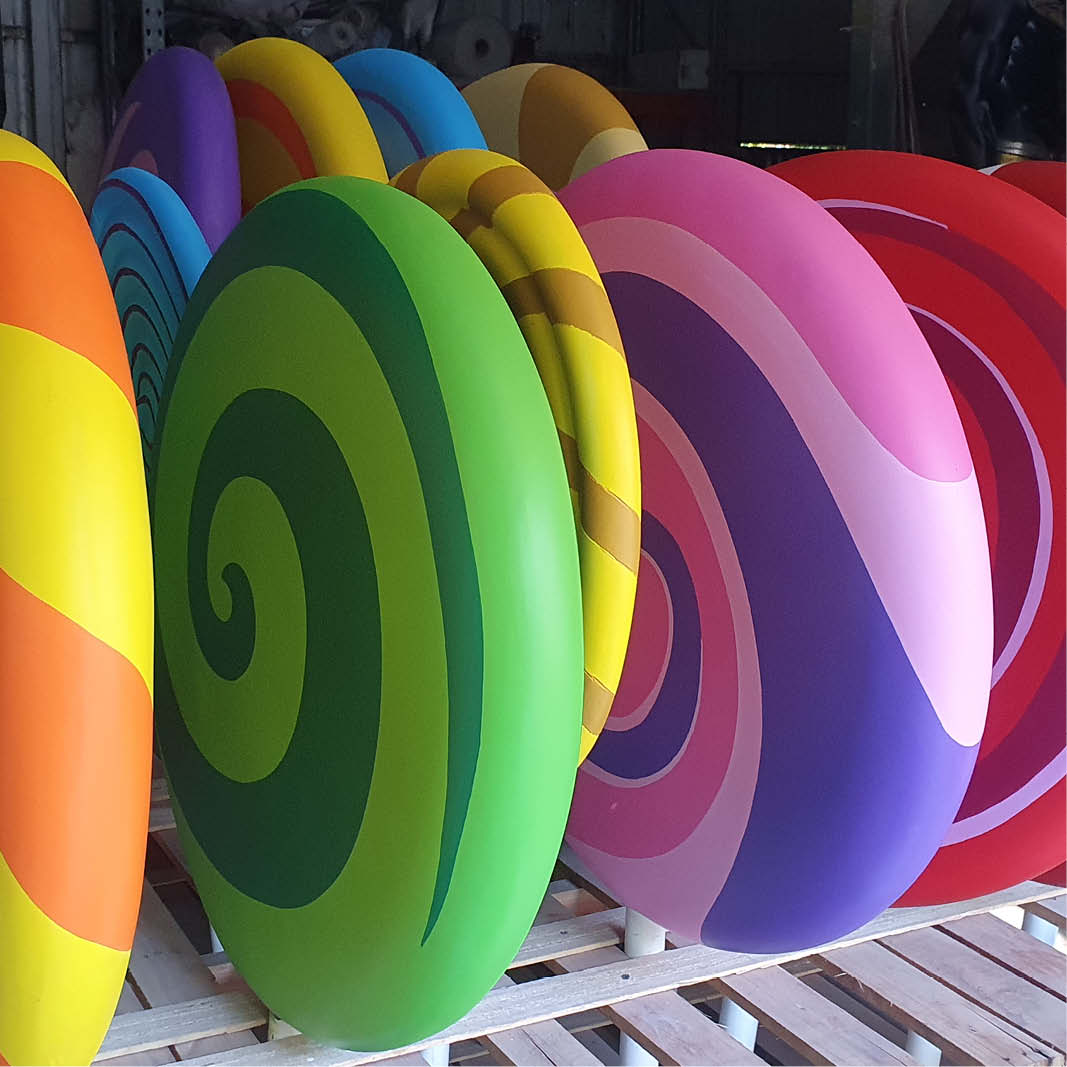 Natureworks Australia Natureworks Lollipop tree - for interactive themed experience-in production at Natureworks