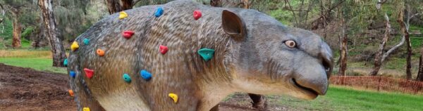 Natureworks Australia Diprotodon playground Hallet Cove SA - banner