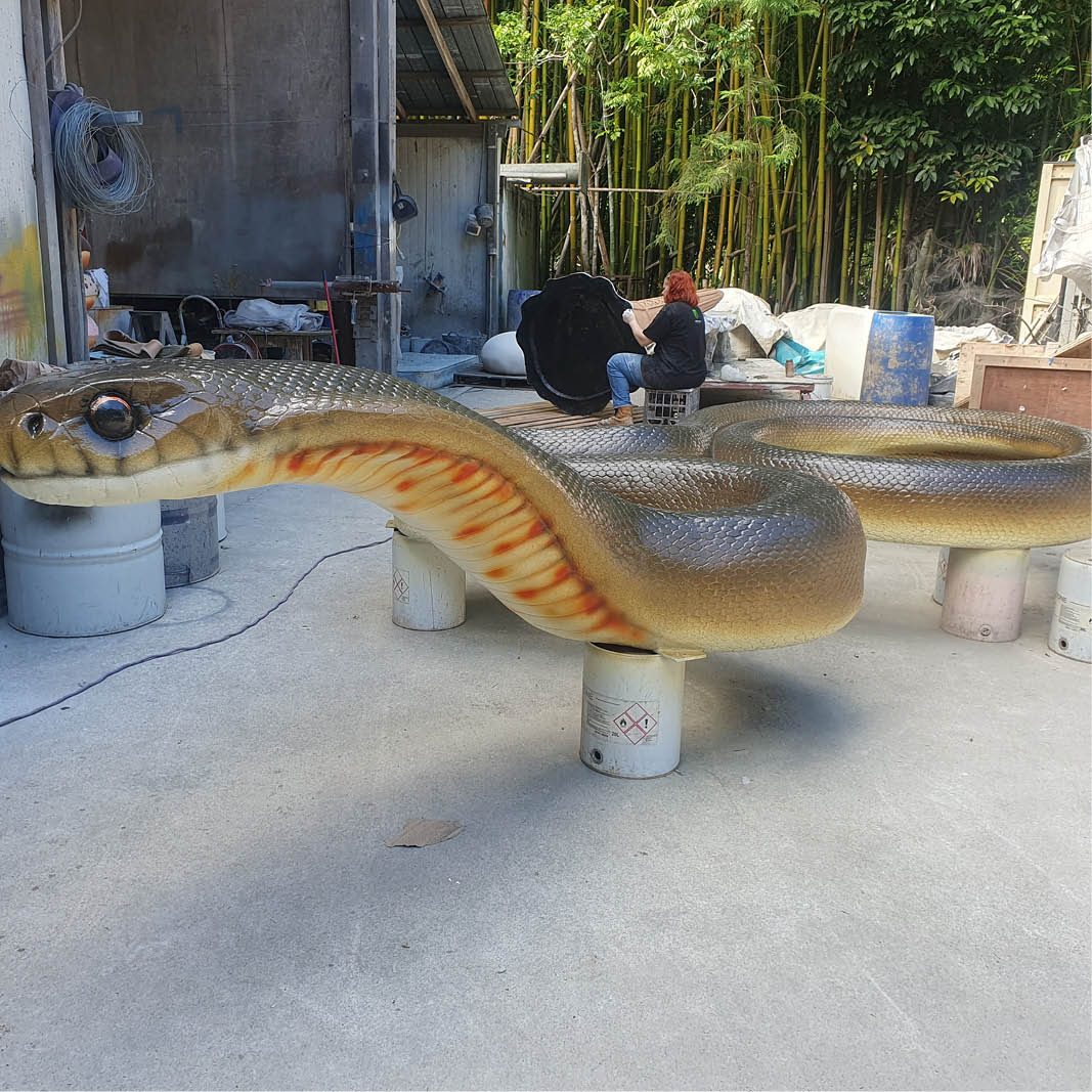 Natureworks Australia Natureworks Brown Snake - 190257Brown - showing - distant view - completed