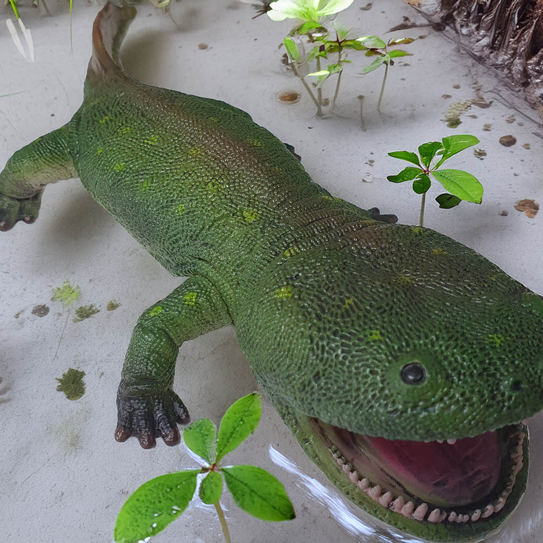 Natureworks Australia Koolasuchus cleelandi - prehistoric amphibian crocodile- V3