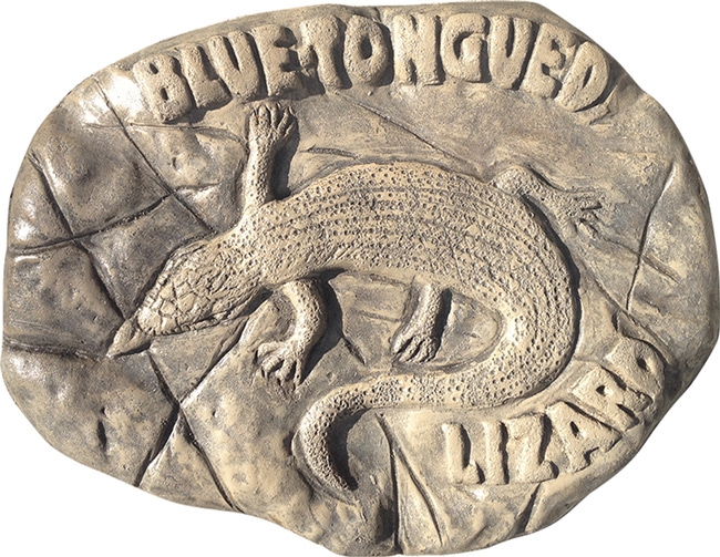 Blue Tongue Lizard Rock Stepping Paver