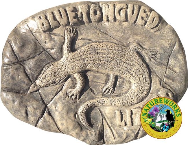 Blue Tongue Lizard Rock Stepping Paver