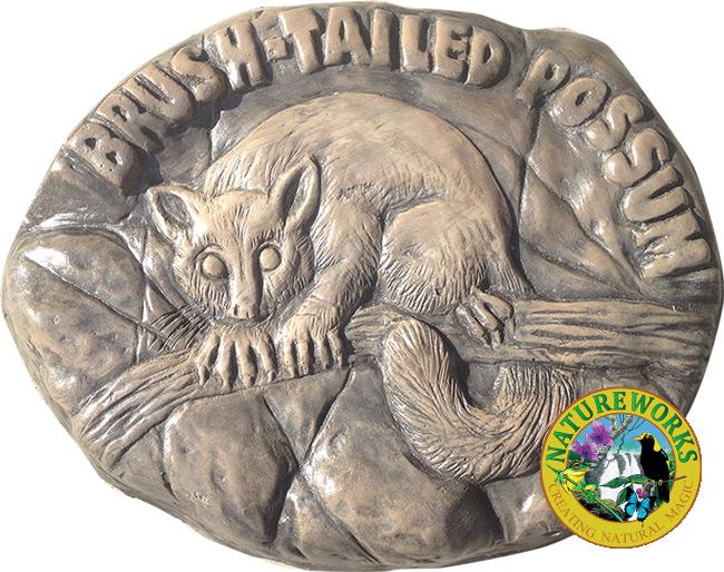 Brush Tailed Possum Rock Stepping Paver