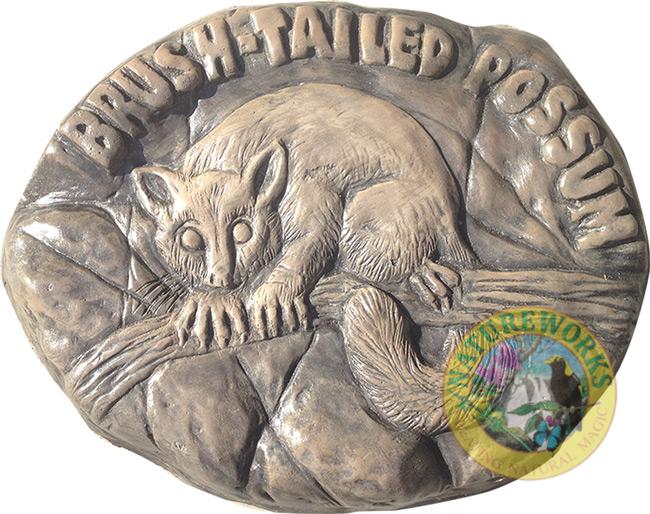 Natureworks Australia Brush Tailed Possum Rock Stepping Paver