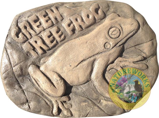 Natureworks Australia Green Tree Frog Rock Stepping Paver