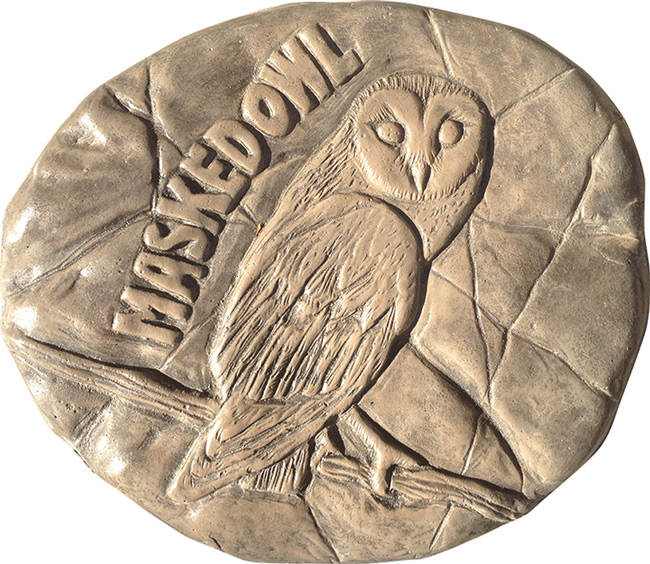 Masked Owl Rock Stepping Paver