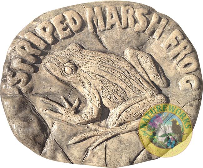 Natureworks Australia Striped Marsh Frog Rock Stepping Paver