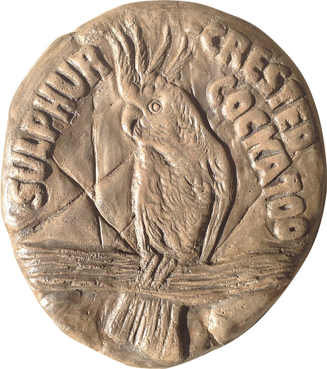 Sulphur Crested Cockatoo Rock Stepping Paver