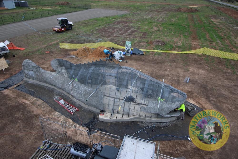 Natureworks Australia Aerial view of construction