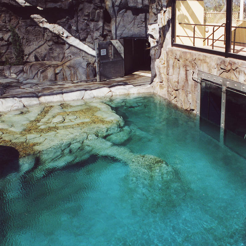 Natureworks Australia Polar Bear Shores-Artificial rock Sea World - during fabrication and installation