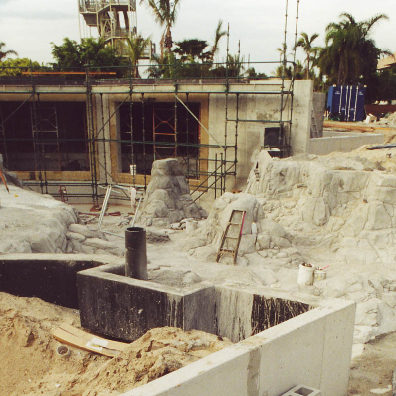 Natureworks Australia Polar Bear Shores-Artificial rock Sea World in Production photo.