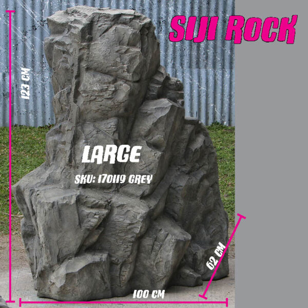 Siji rock large grey - 170119 -L 100cm x W 62cm x H 123cm - 490kg