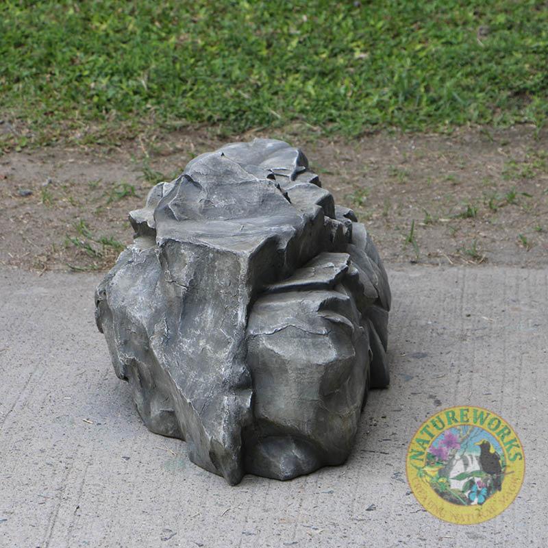 Natureworks Australia Siji Rock small grey-showing side of rock - L82cm x w36cm x H 31cm-170117CC
