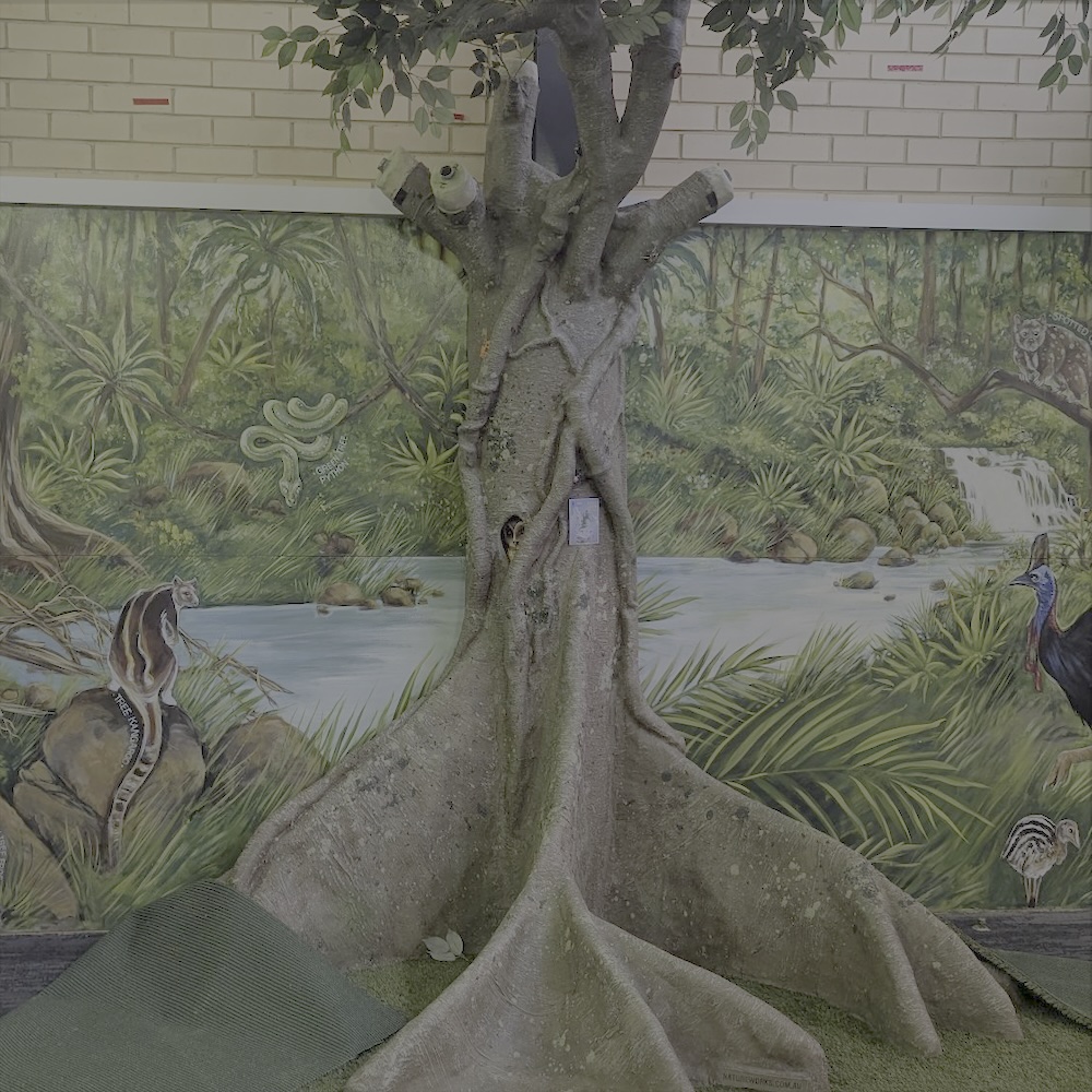 Natureworks Australia Artificial fig tree wall mounted