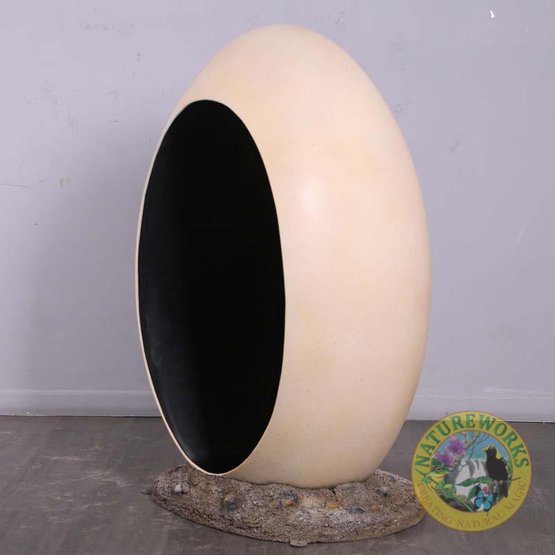 Natureworks Australia Dinosaur Egg - photo opportunity on base - Rear angle view- 250044