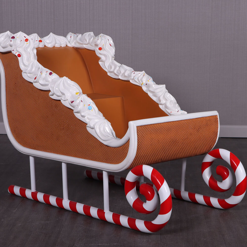 Christmas Candy Cane Sleigh
