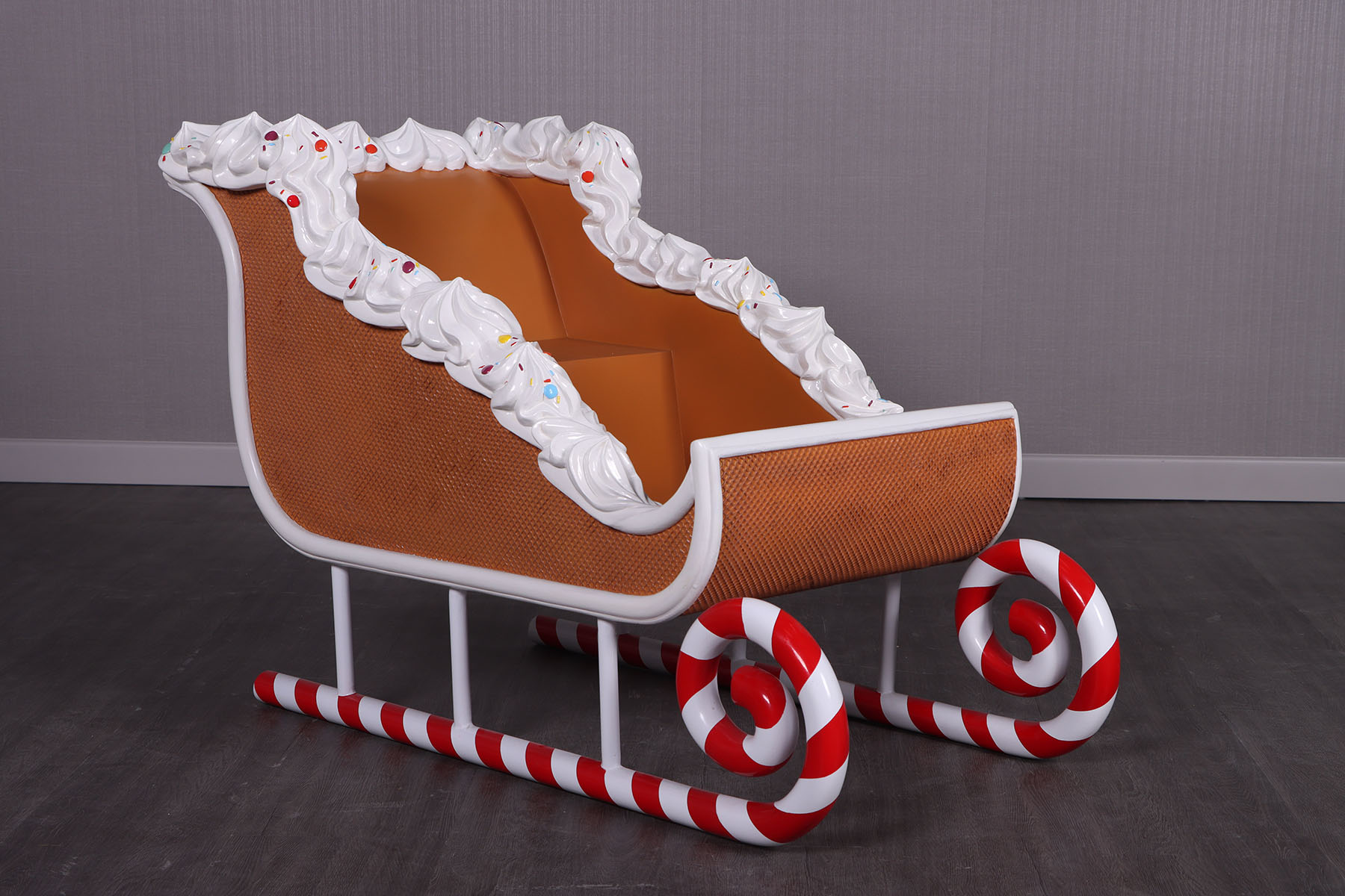 Natureworks Australia Christmas Candy Cane Sleigh