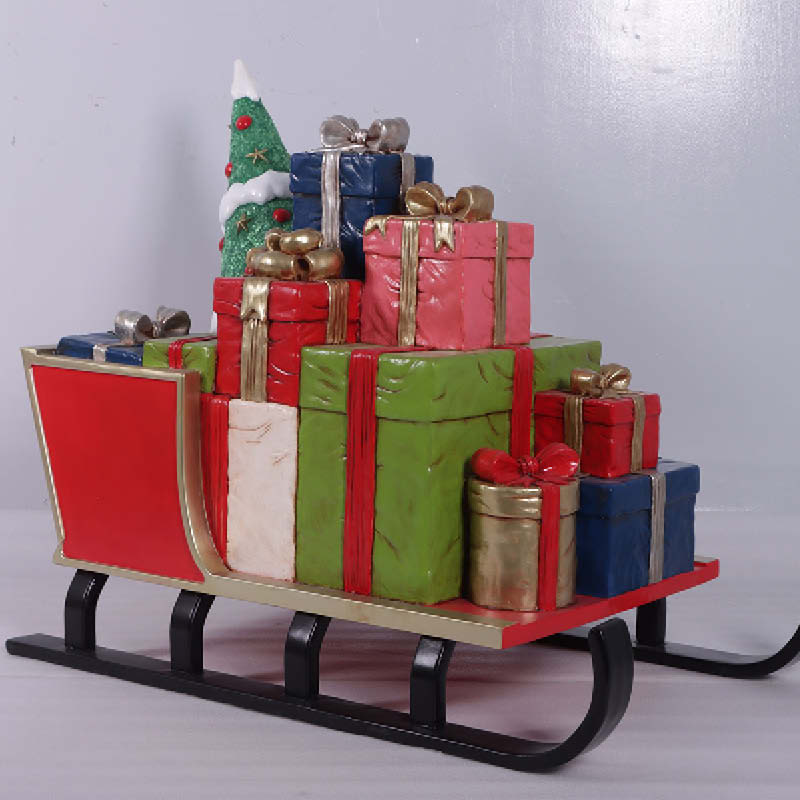 Natureworks Australia Christmas Sleigh with Gifts - Image 2