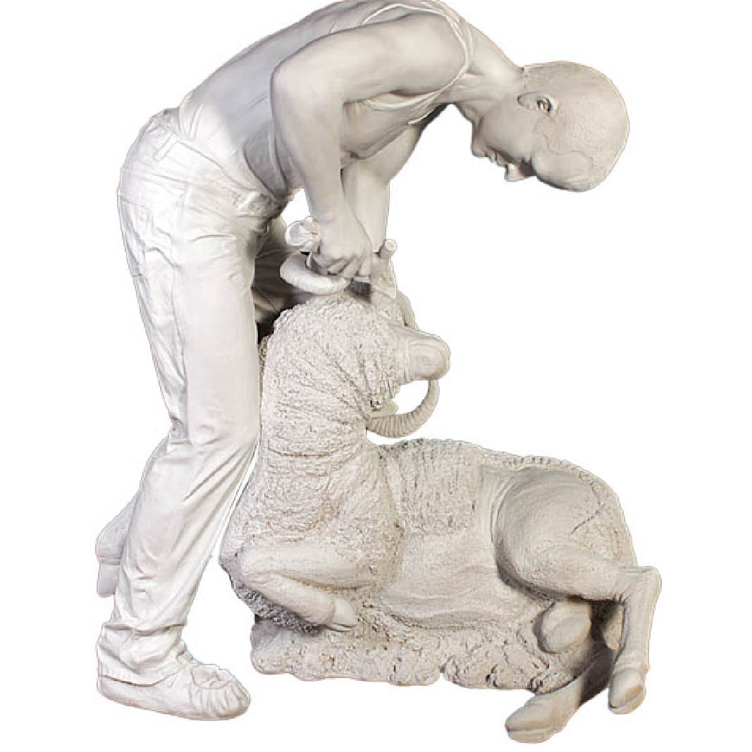 Natureworks Australia Sheep-Shearer-110072RS-Showing-best-view-Roman-stone-Finish