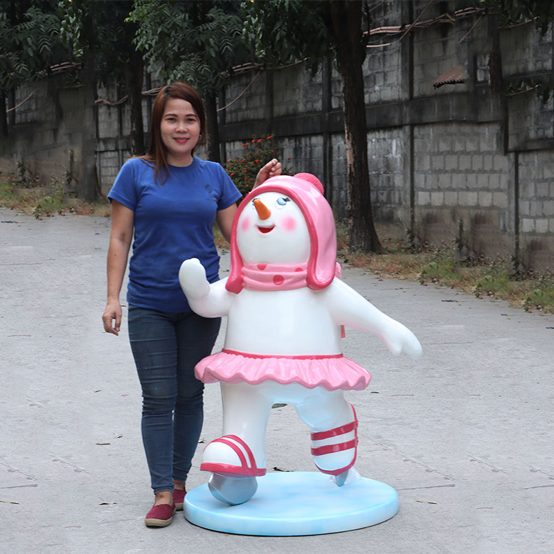 Natureworks Australia Skating Snowman Girl - Image 4