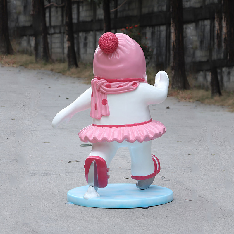 Natureworks Australia Skating Snowman Girl - Image 2