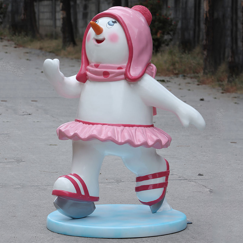 Natureworks Australia Skating Snowman Girl - Image 3
