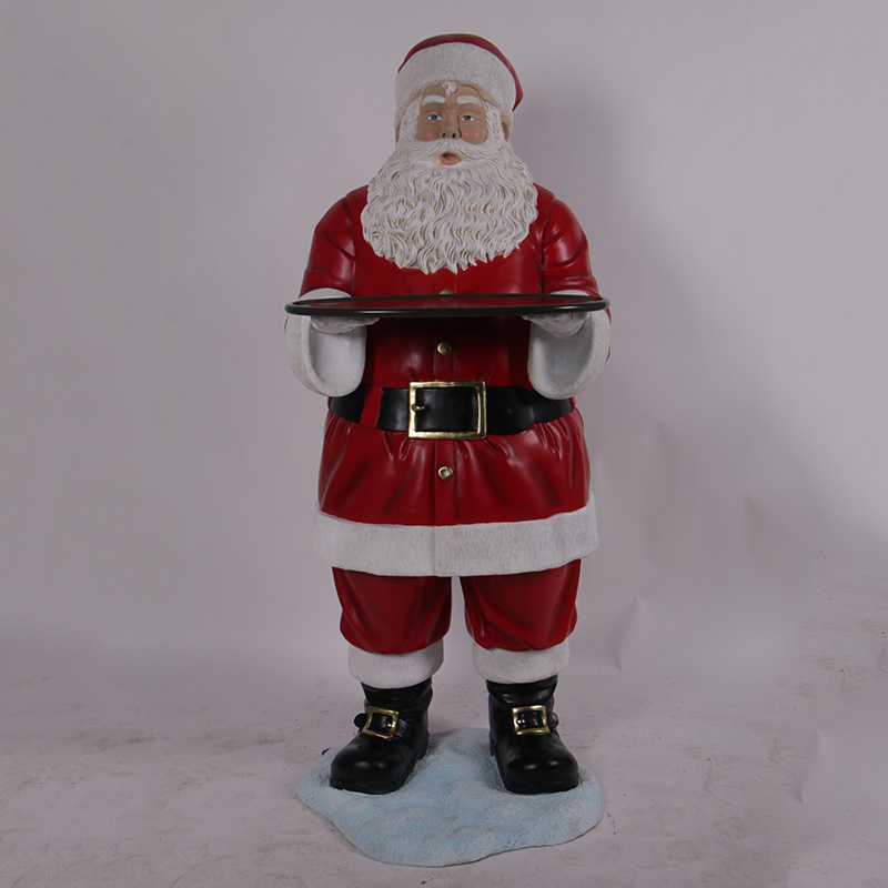 Christmas Santa with Tray