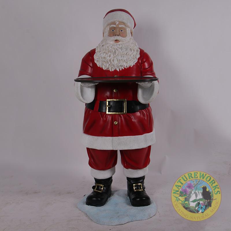 Christmas Santa with Tray