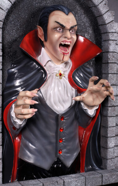 Dracula Wall Decor-140103-showing sculptural details