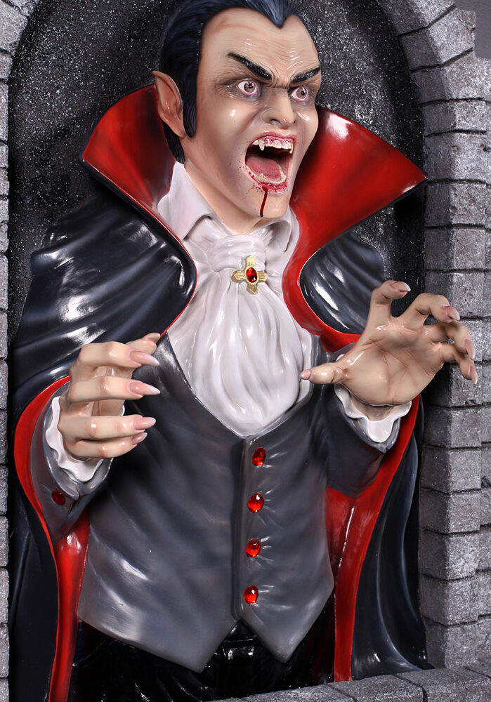 Dracula Wall Decor-140103-showing sculptural details