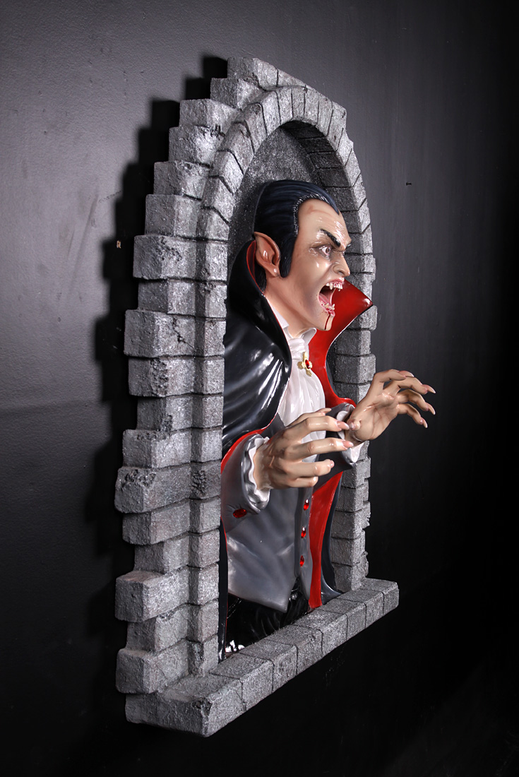Natureworks Australia Dracula Wall Decor-140103-shown hanging on wall side view