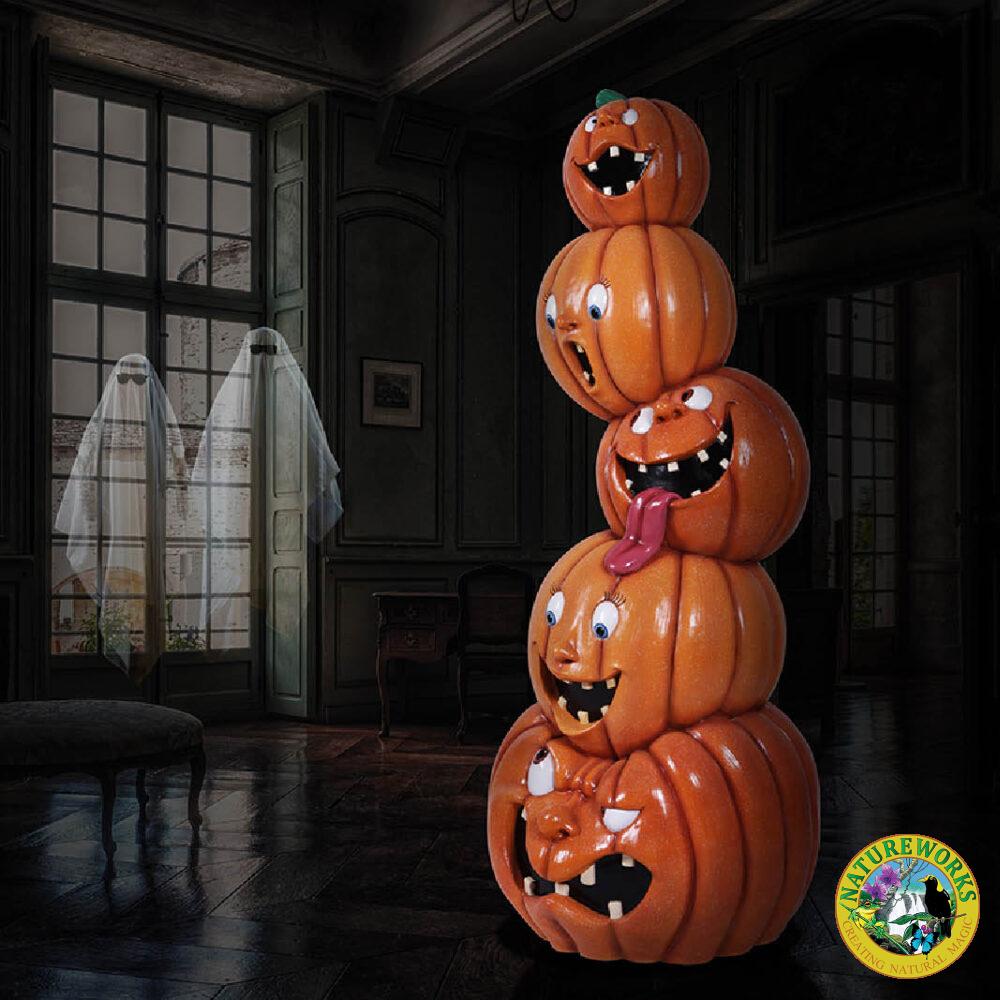 Natureworks Australia Pumpkin Stack of 5 Crazy Faces