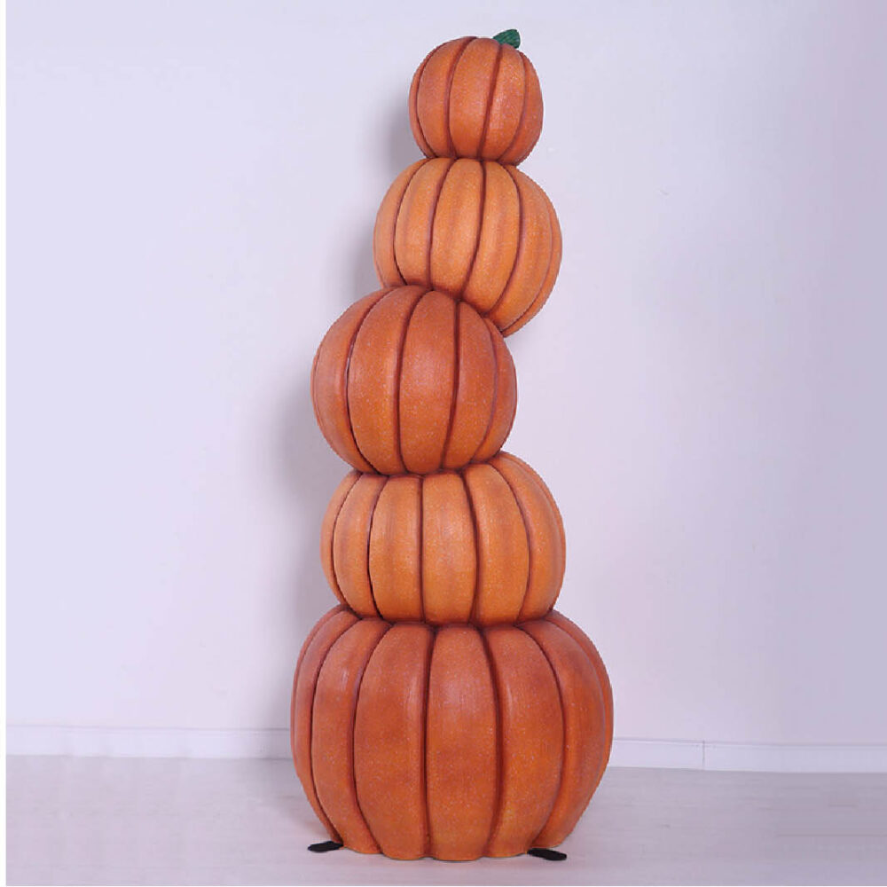 Pumpkin Stack of 5 Crazy Faces - Image 5