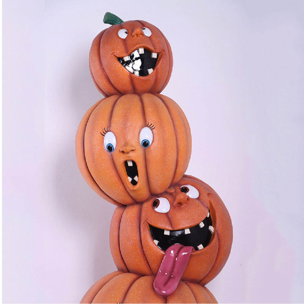 Pumpkin Stack of 5 Crazy Faces - Image 2