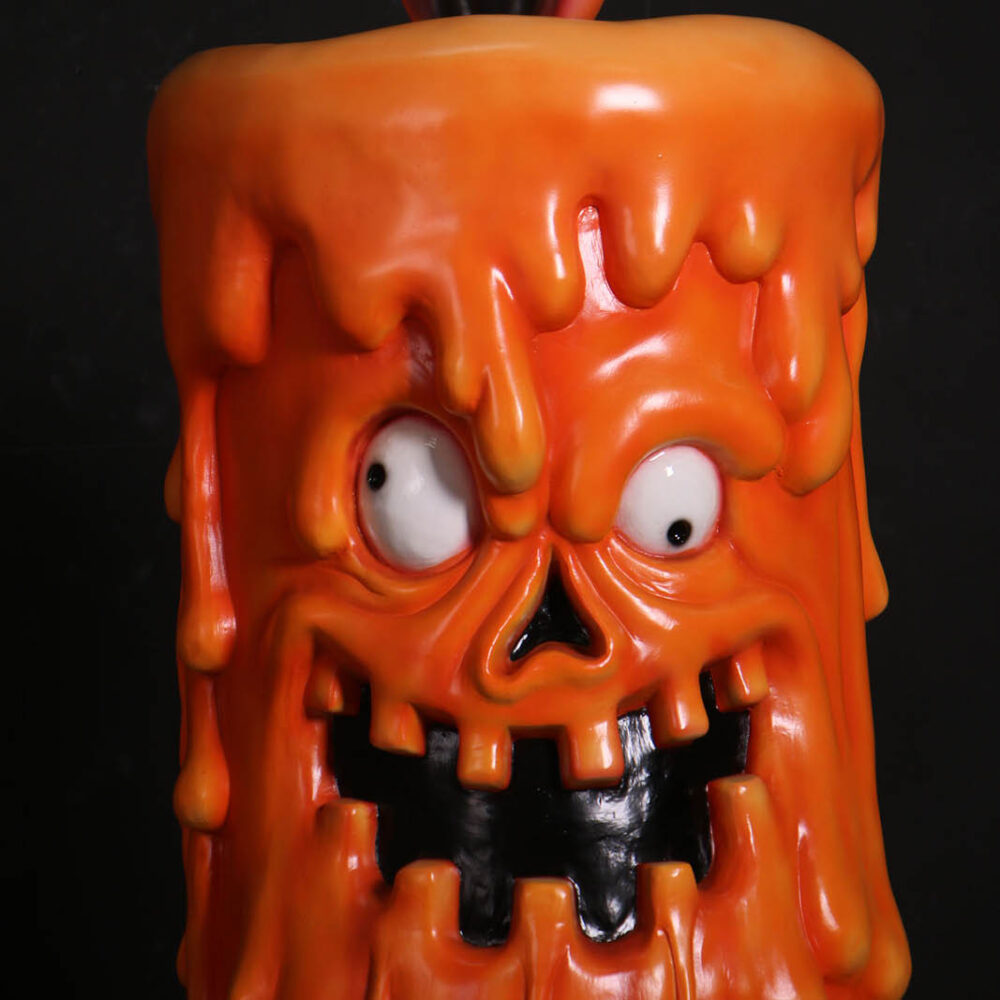 Scary Pumpkin Candle - Image 3