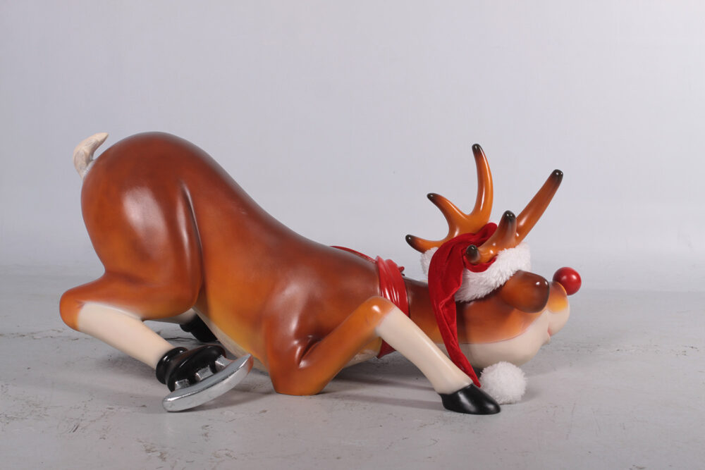 Reindeer Funny Skating- 170078 side angle view