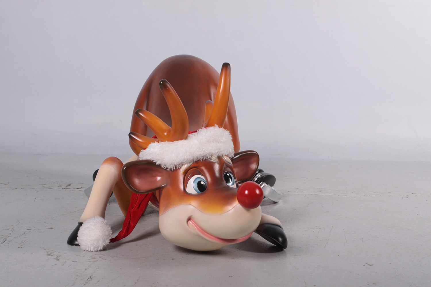 Natureworks Australia Reindeer Funny Skating- 170078-Front view