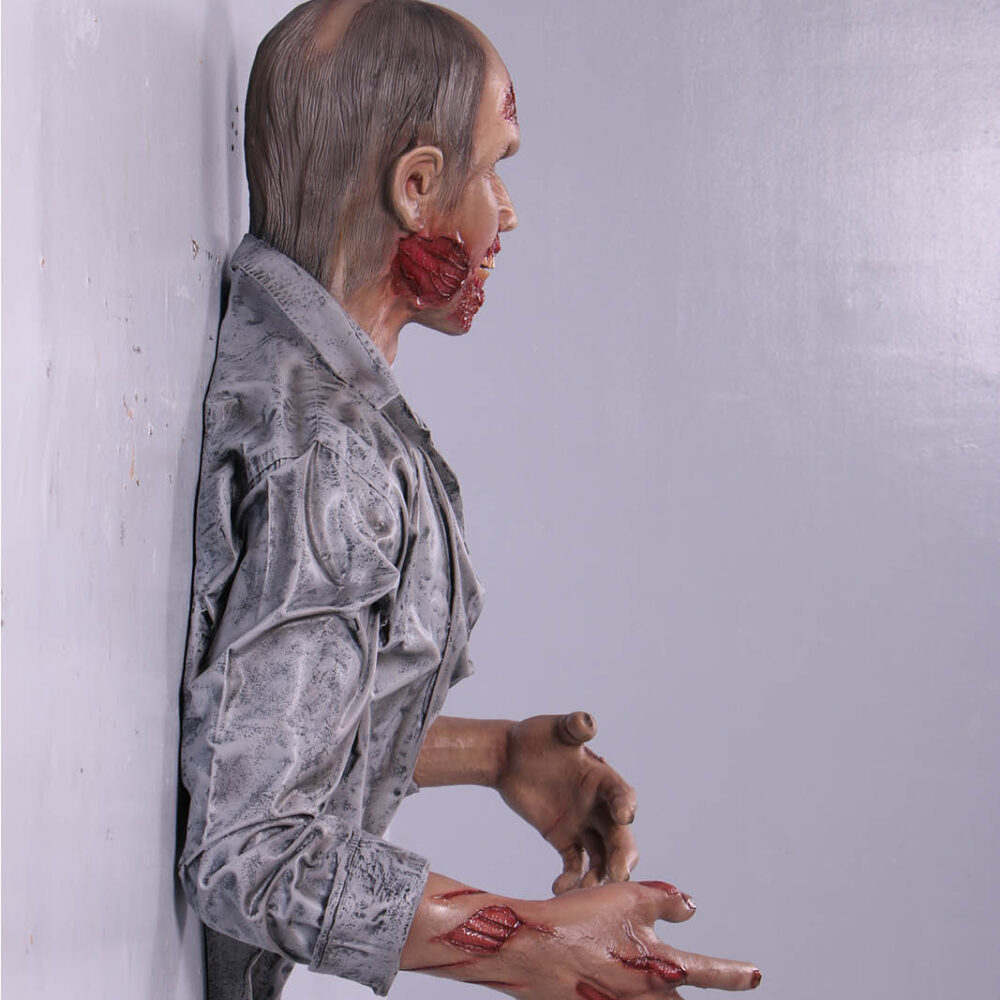 Zombie Wall decor Halloween prop - 140104-side view