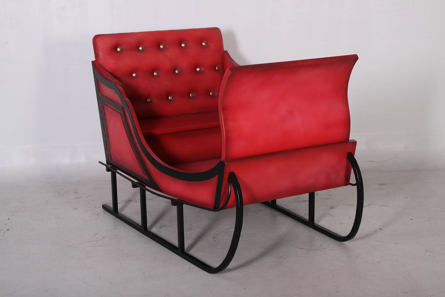 Natureworks Australia Christmas Sleigh-Jumbo-110096Red- angle view-2